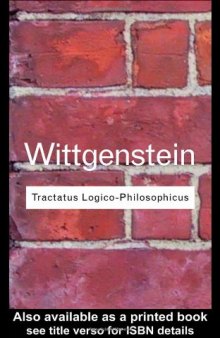 Tractatus Logico Philosophicus (Routledge Classics)