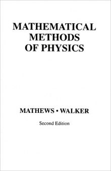 Mathematical Methods of Physics