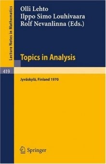 Topics in Analysis