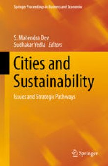 Cities and Sustainability: Issues and Strategic Pathways