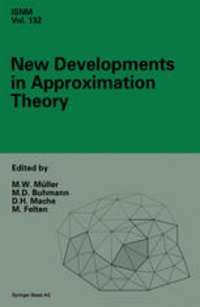 New Developments in Approximation Theory: 2nd International Dortmund Meeting (IDoMAT) ’98, Germany, February 23–27, 1998