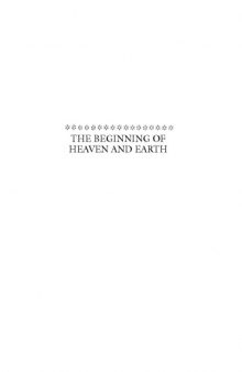 The Beginning of Heaven and Earth: The Sacred Book of Japan's Hidden Christians