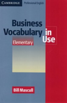 Business Vocabulary in Use (Elementary)