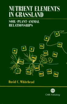 Nutrient elements in grassland: soil-plant-animal relationships
