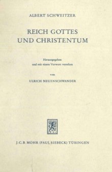 Reich Gottes und Christentum