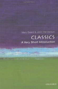 Classics. A Very Short Introduction