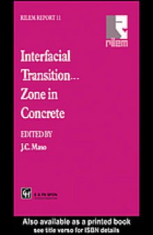 Interfacial transition zone in concrete : state-of-the-art report