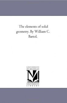 The elements of solid geometry