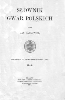 Słownik gwar polskich