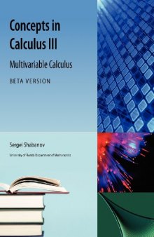 Concepts in Calculus III: Multivariable Calculus