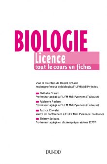 Biologie (Licence) -Tout le cours en fiches