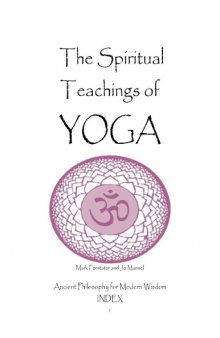 Spiritual Teachings of Yoga 