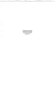 Dinosaurs. The Encyclopedia. Supplement 3