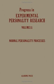 Normal Personality Processes by Brendan A. Maher Winifred B. Maher