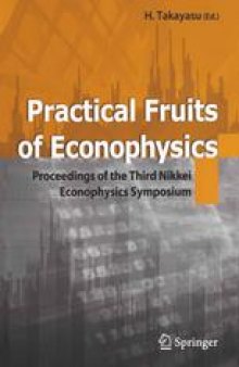 Practical Fruits of Econophysics: Proceedings of the Third Nikkei Econophysics Symposium