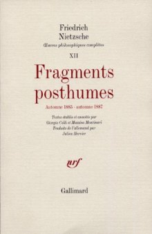 Fragments Posthumes