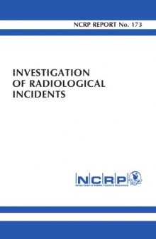 Investigation of Radiological Incidents