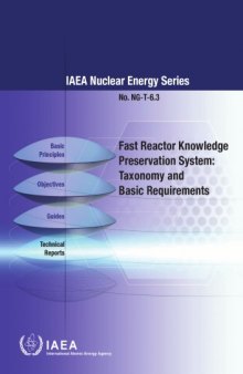 Fast reactor knowledge preservation system : taxonomy and basic requirements