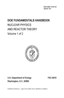 Nuclear Physics and Reactor Theory