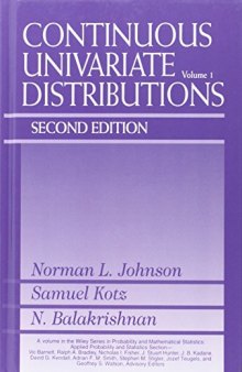 Continuous univariate distributions. Vol.1