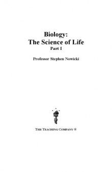 Biology: The Science of Life 