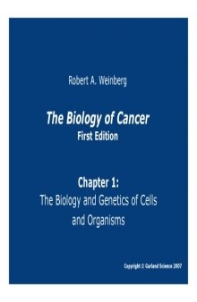 The Biology of Cancer  