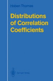 Distributions of Correlation Coefficients