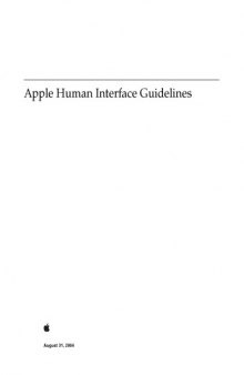 Apple Human Interface Guidelines: The Apple Desktop Interface