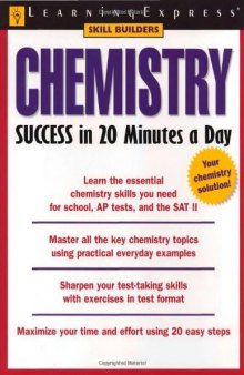 Chemistry Success in 20 Minutes a Day (Skill Builders)