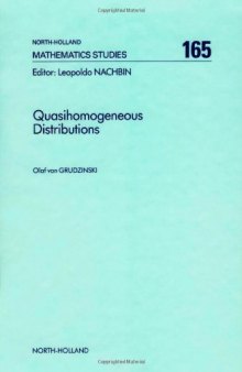 Quasihomogeneous Distributions