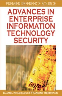 Advances in Enterprise Information Technology Security (Premier Reference)