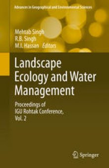 Landscape Ecology and Water Management: Proceedings of IGU Rohtak Conference, Vol. 2