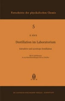 Destillation im Laboratorium: Extraktive und Azeotrope Destillation