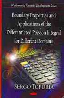 Boundary properties and applications of the differentiated Poisson integral for different domains