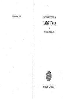 Introduzione a Labriola