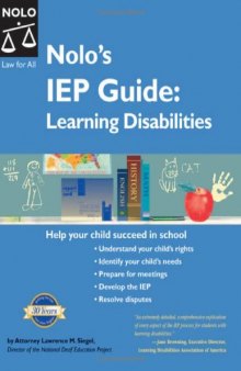 Nolo's IEP Guide: Learning Disabilities