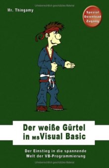 Der weiße Gürtel in Visual Basic.  German