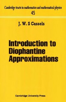 An Introduction to Diophantine Approximation