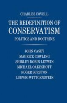 The Redefinition of Conservatism: Politics and Doctrine