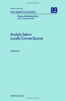 Analytic Sets in Locally Convex Spaces 