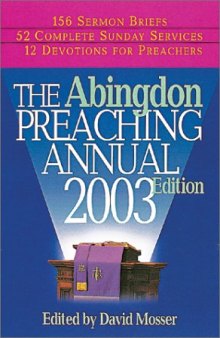 The Abingdon Preaching Annual 2003 (Abingdon Preaching Annual)