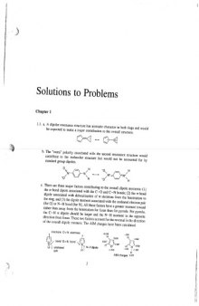 Solutions Manual Advanced Organic Chemistry Part A: Structure and Mechanisms,5th edition