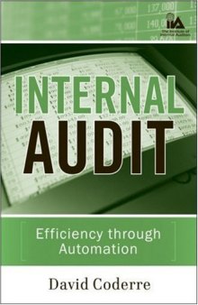 Internal Audit: Efficiency Through Automation (IIA (Institute of Internal Auditors) Series)
