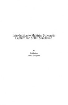 Introduction to Multisim Schematic Capture and SPICE Simulation