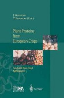 Plant Proteins from European Crops: Food and Non-Food Applications