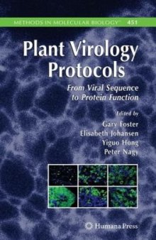 Plant Virology Protocols: From Viral Sequence to Protein Function