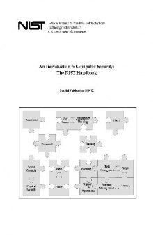 An Introduction to Computer Security: The NIST Handbook