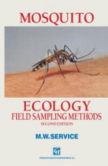 Mosquito Ecology: Field Sampling Methods