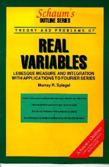 Real variables, Lebesque measure with applications to Fourier series