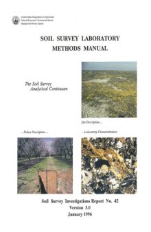 SOIL SURVEY LABORATORY METHODS MANUAL